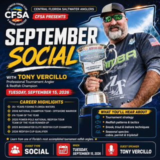 September Social: Redfish Tournament Tactics with Tony Vercillo event
