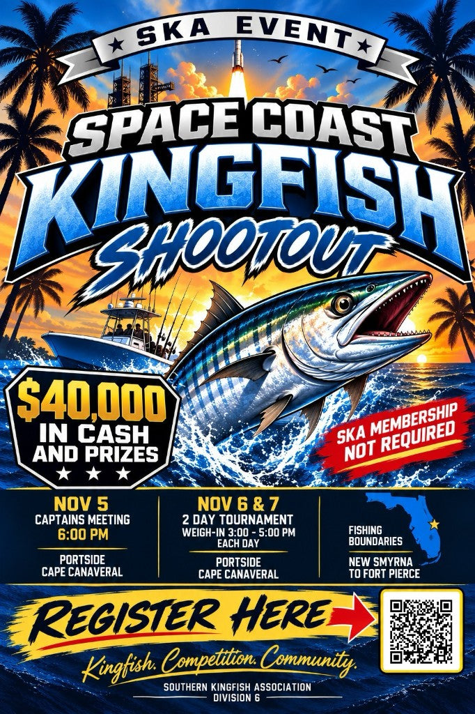 Space Coast Kingfish Shootout event flyer