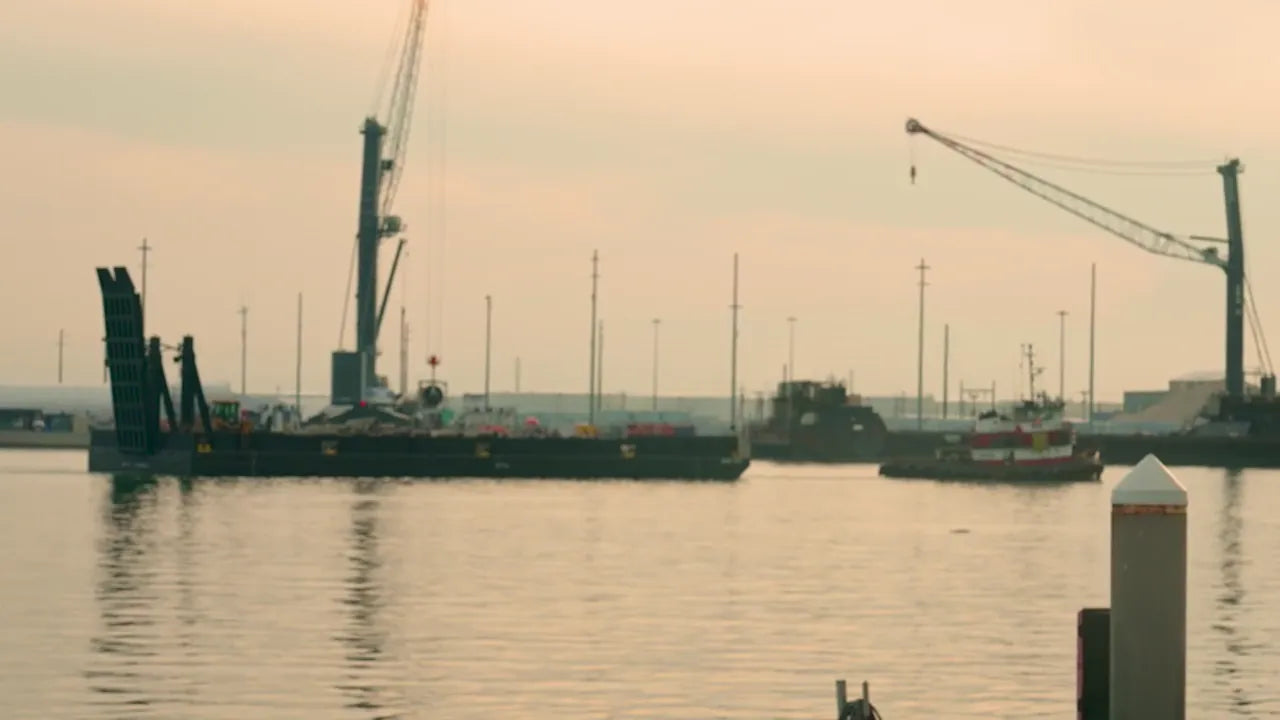 Bailey's Reef deployment vessel at Port Canaveral